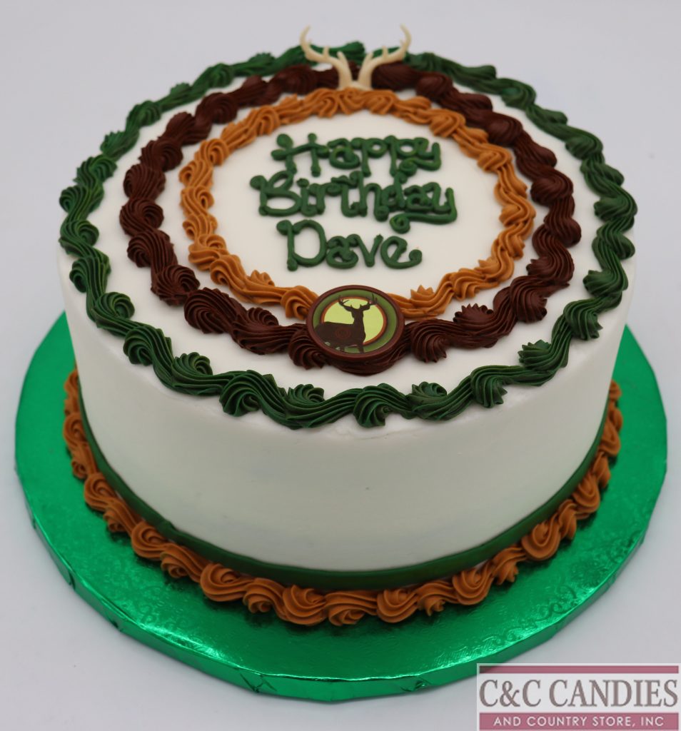 Hunter’s Trophy Round Cake