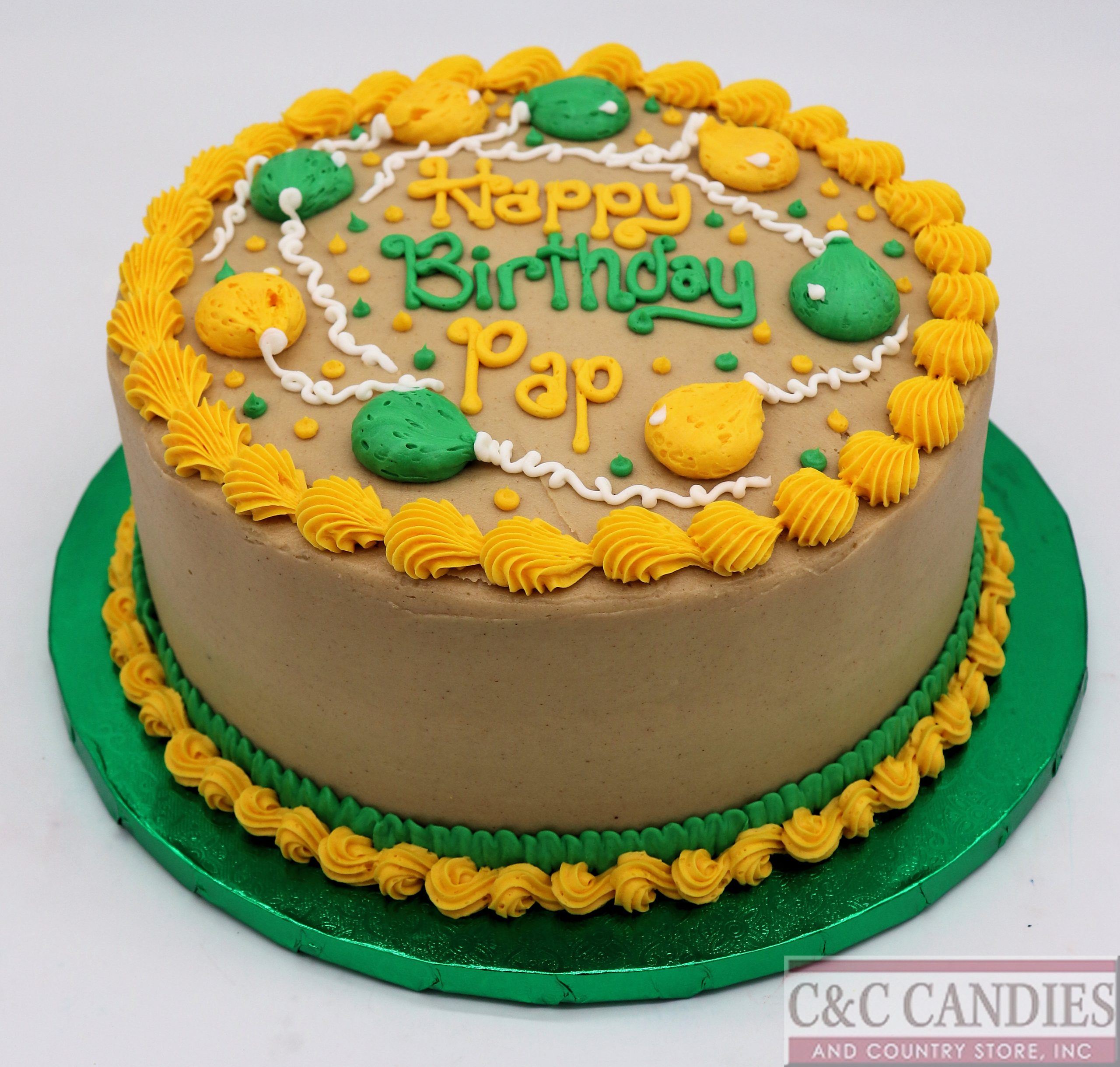 Party Time Balloons - Round Cake