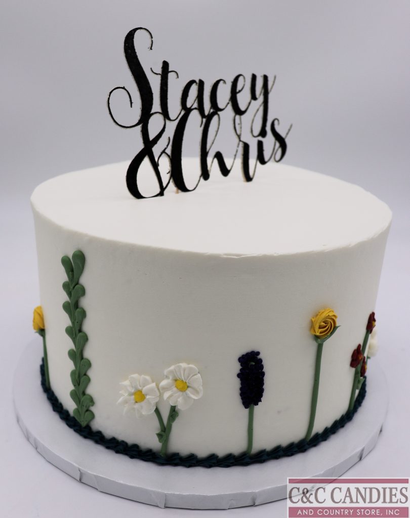 Wildflower Fields Round Cake
