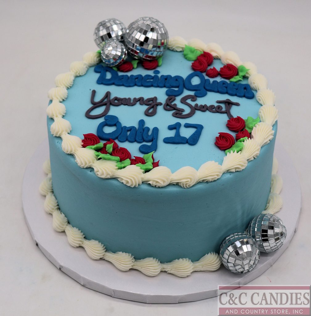 Dancing Queen Round Cake