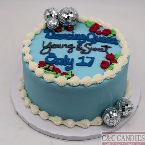 Dancing Queen Round Cake