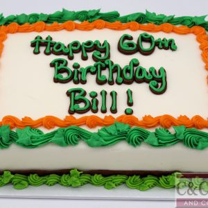 Birthday Border Bash Sheet Cake