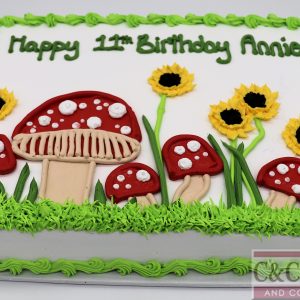 Woodland Whimsy Sheet Cake