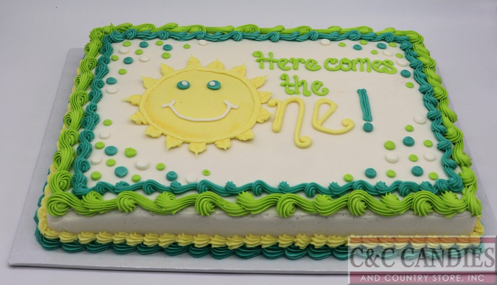 Here Comes the One! Sheet Cake