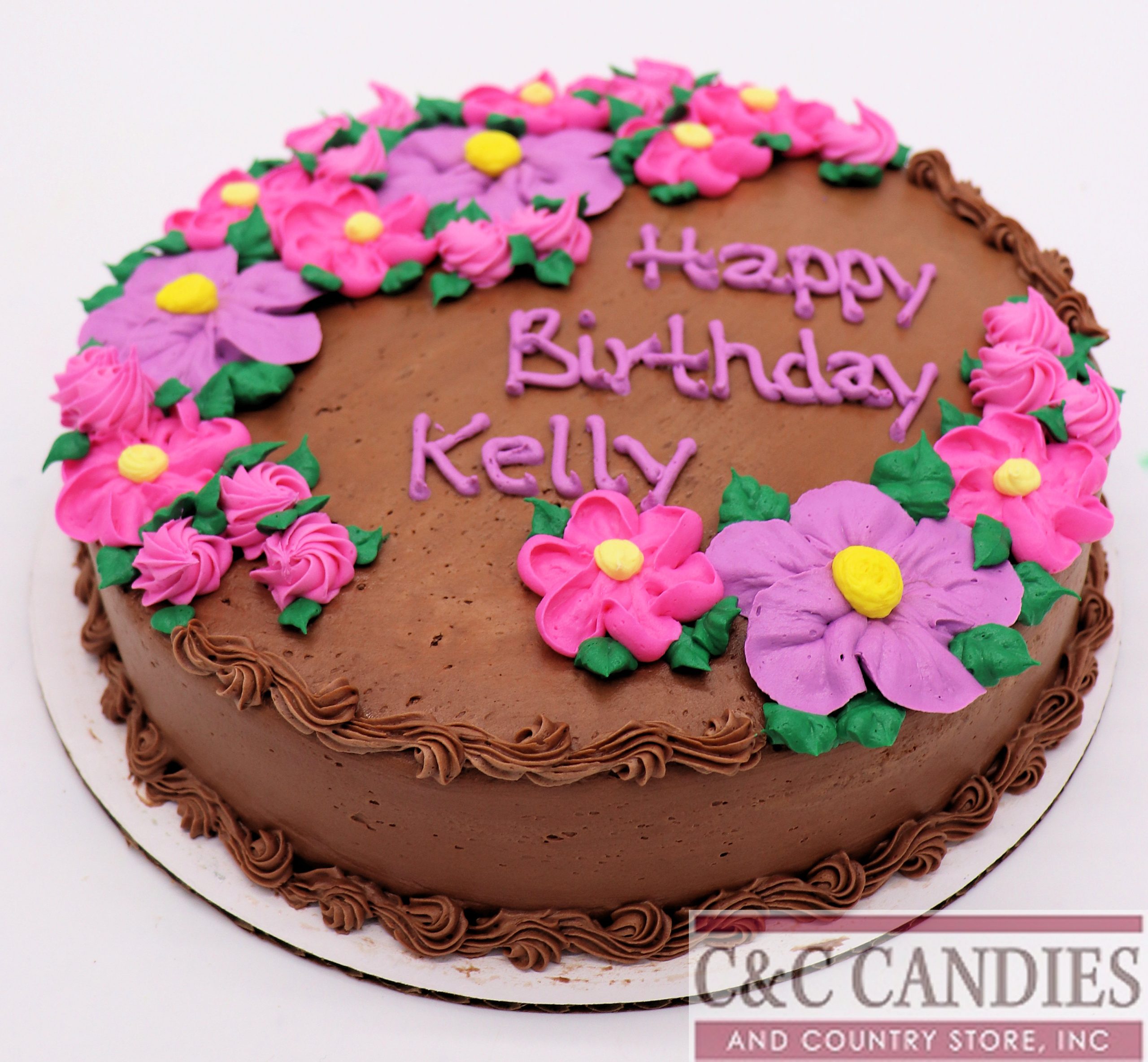 Garden Blossom Round Cake - Image 4