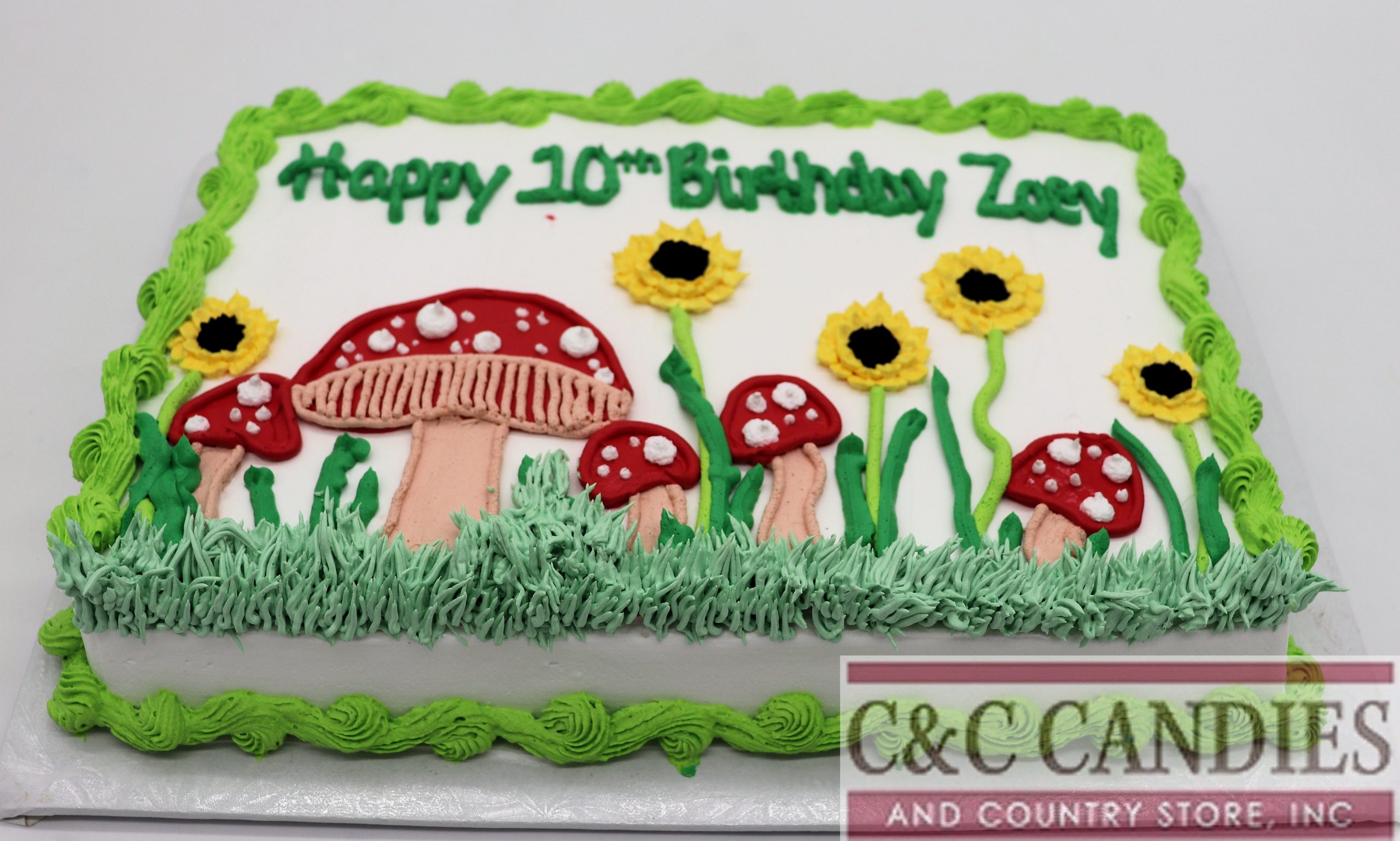 Woodland Whimsy Sheet Cake - Image 2