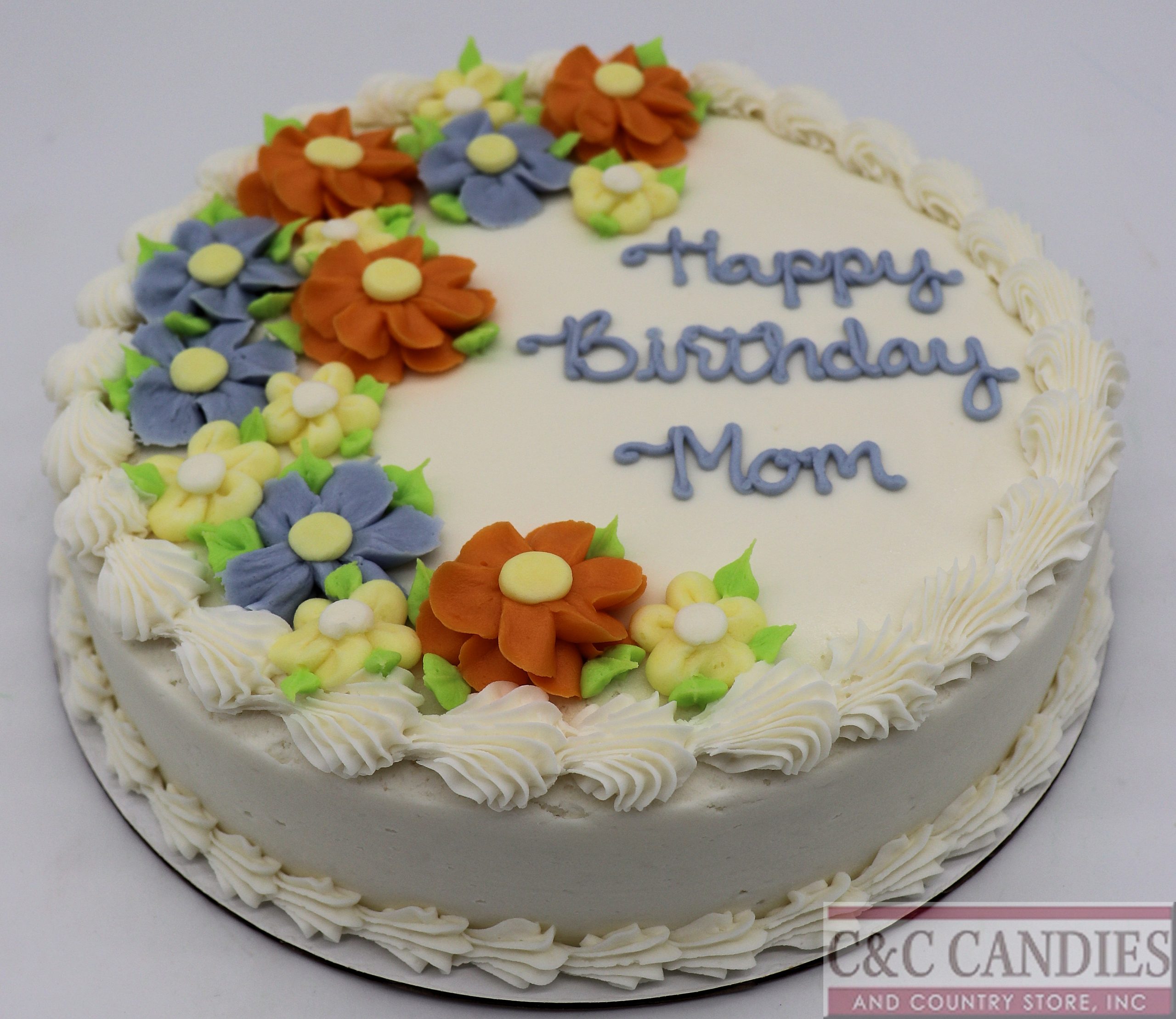 Garden Blossom Round Cake - Image 5
