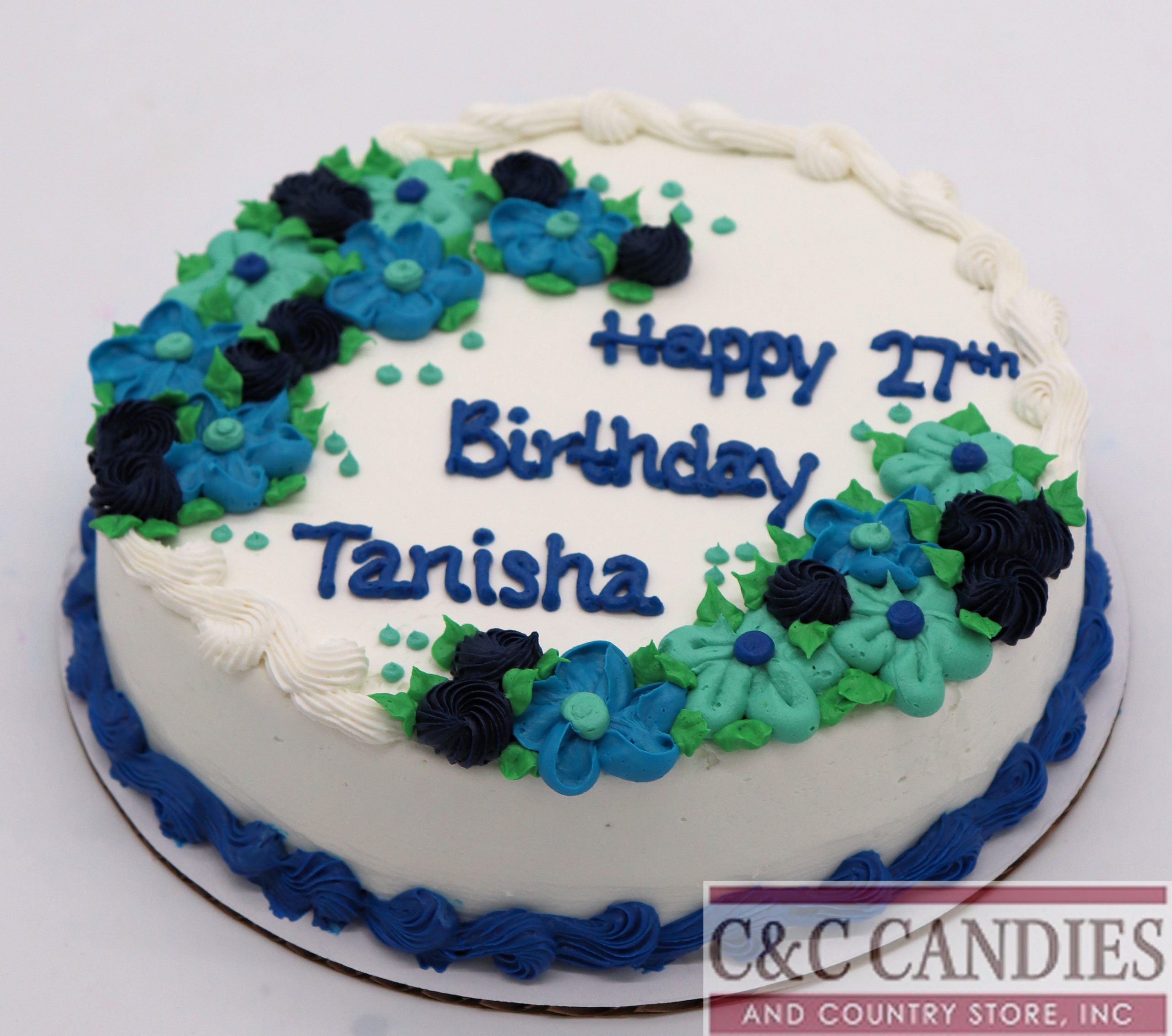 Garden Blossom Round Cake - Image 6