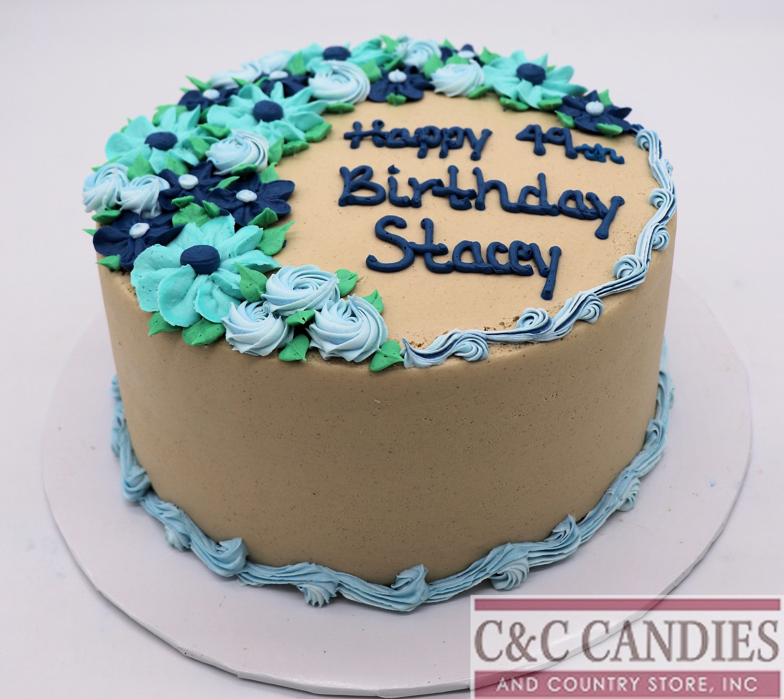 Garden Blossom Round Cake - Image 8