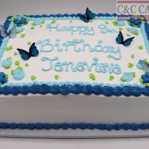 Butterfly Bliss Sheet Cake