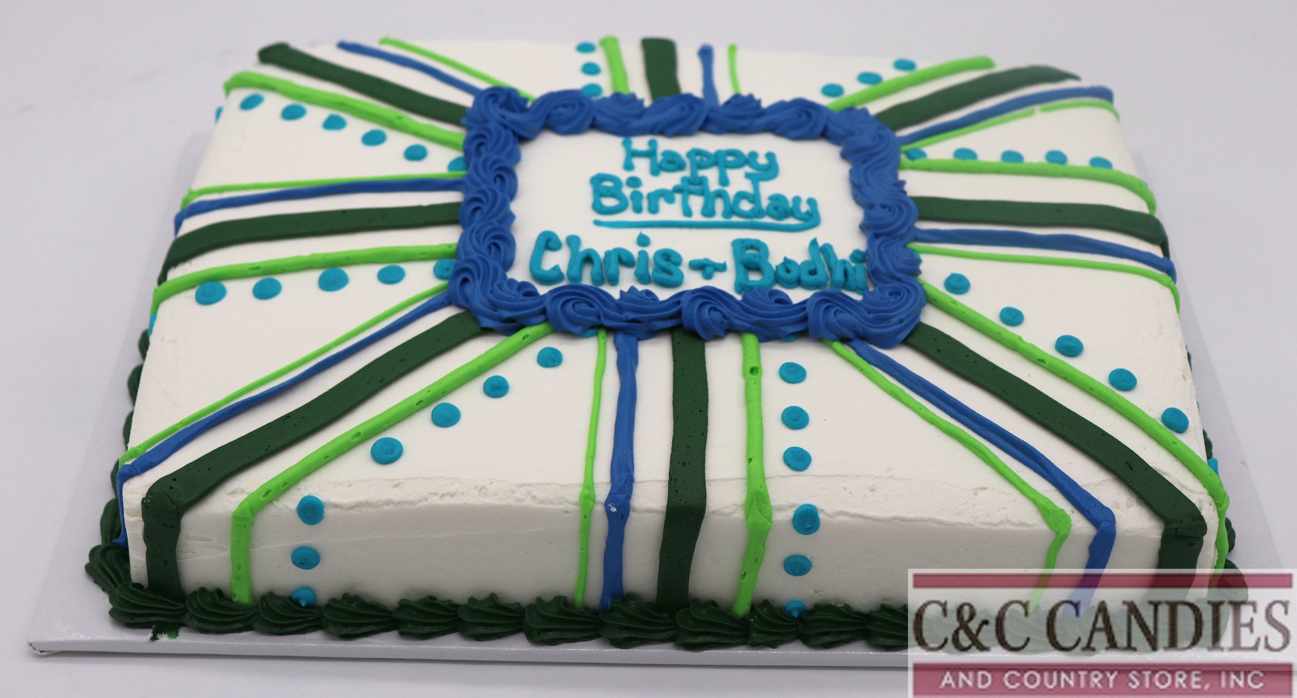 Celebration Rays Sheet Cake