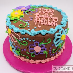 Hippie Chic Round Cake