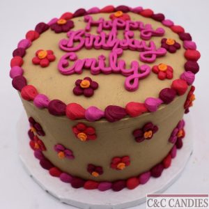 Groovy Garden Round Cake