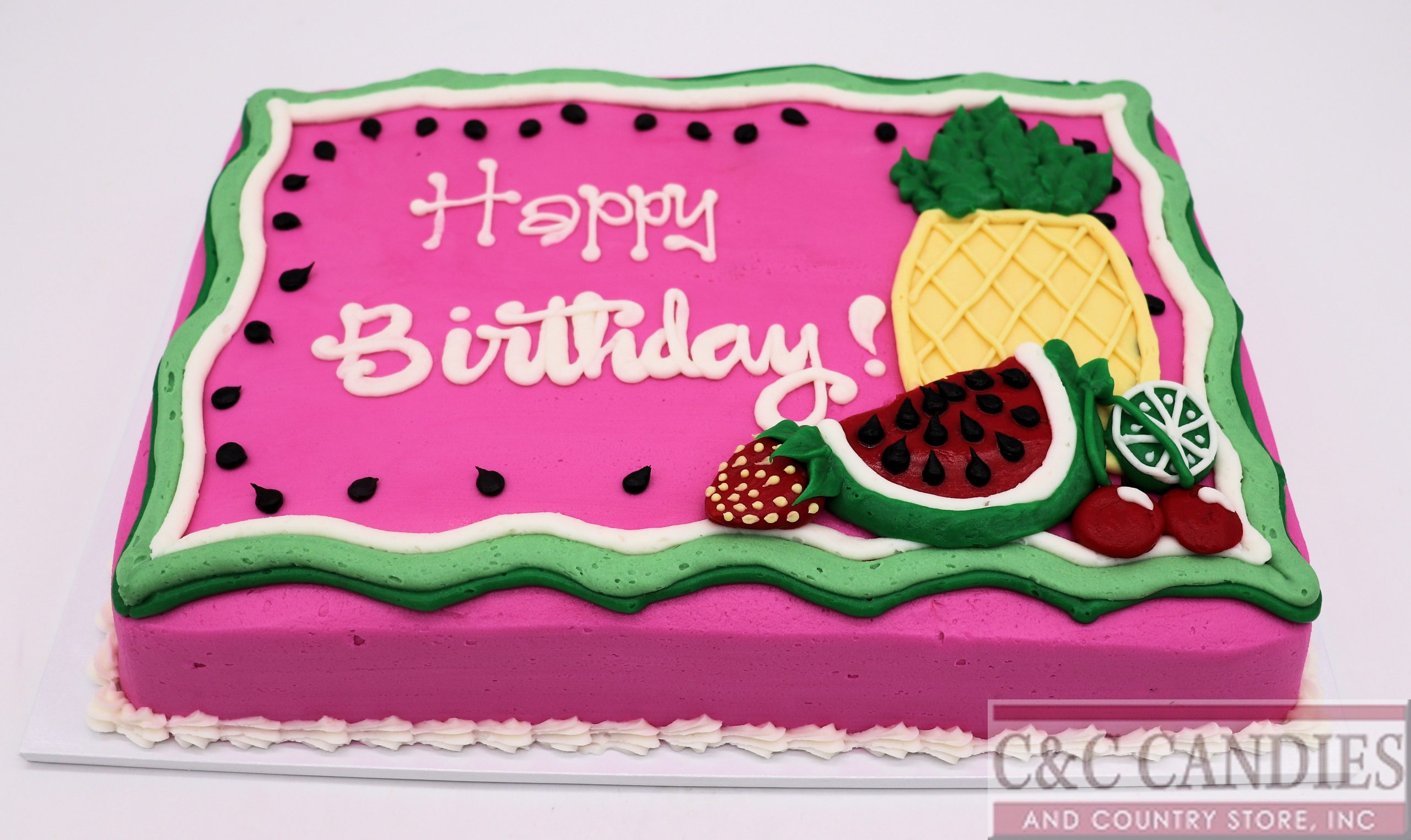 Fruit Fiesta Sheet Cake