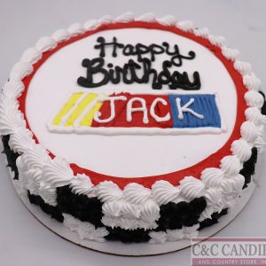 Victory Lap Round Cake
