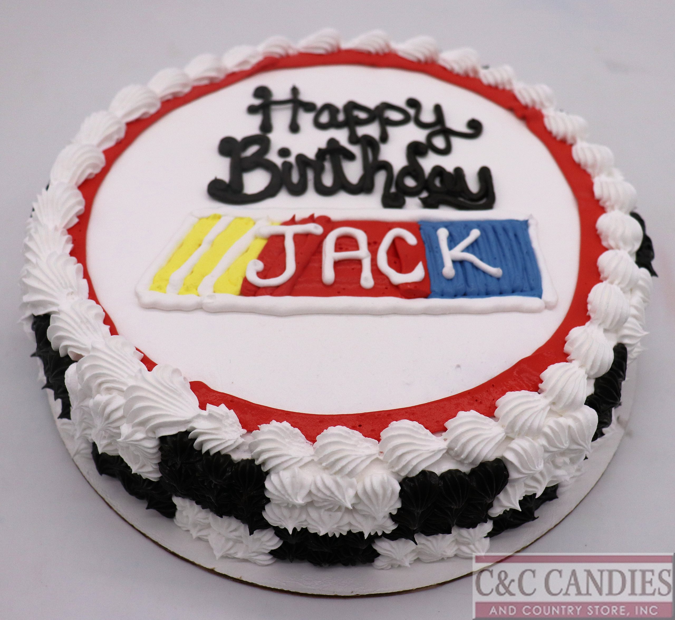 Victory Lap Round Cake