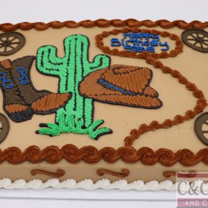 Wild West Celebration Cake