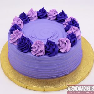 Purple Splendor Round Cake