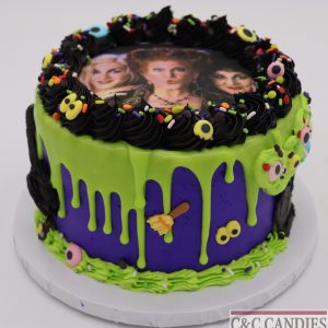 Witches' Brew Drip Round Cake