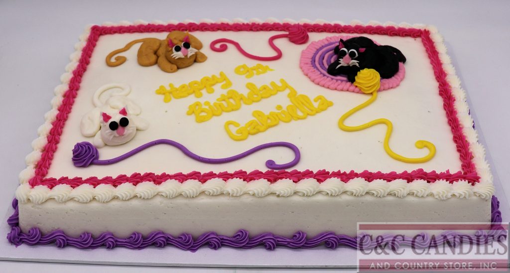 Whiskers and Wool Sheet Cake