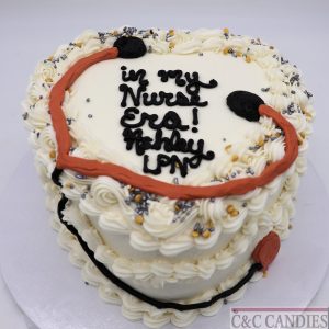 Nurse Era Heart Cake