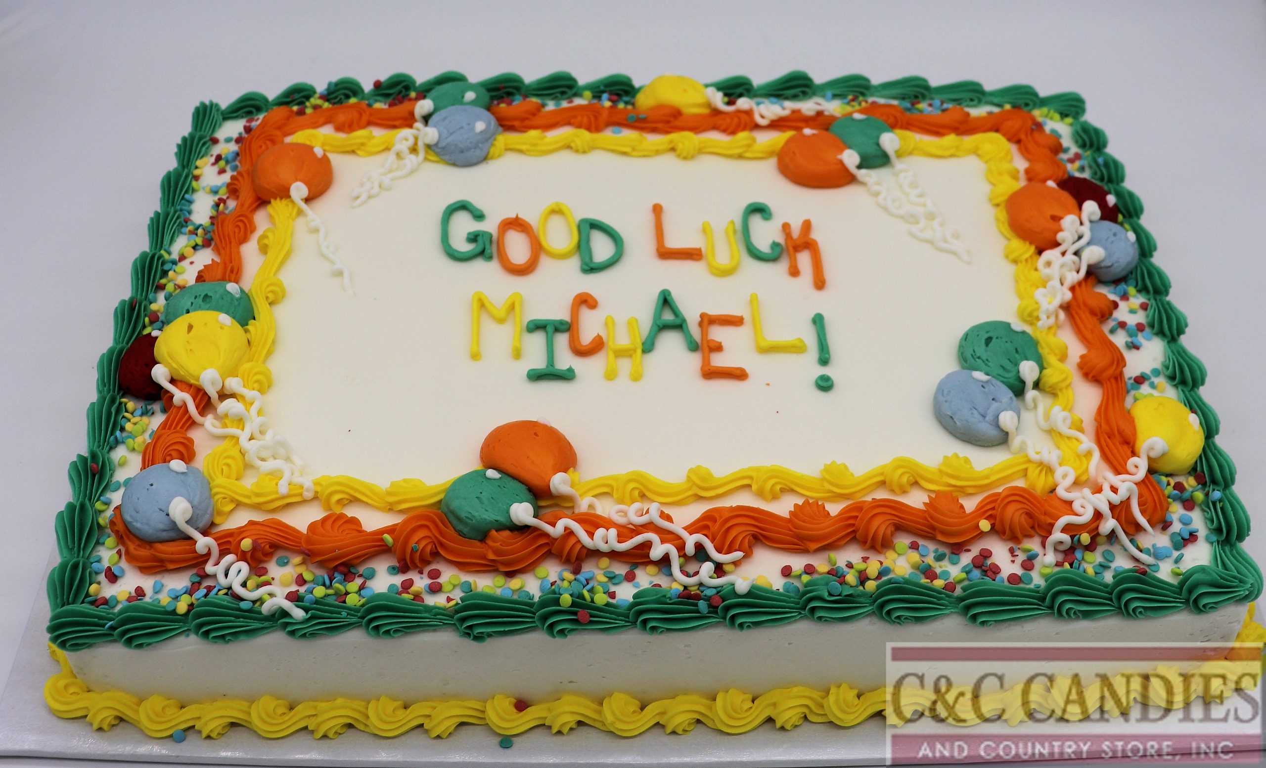 Birthday Balloon Pop Sheet Cake - Image 2