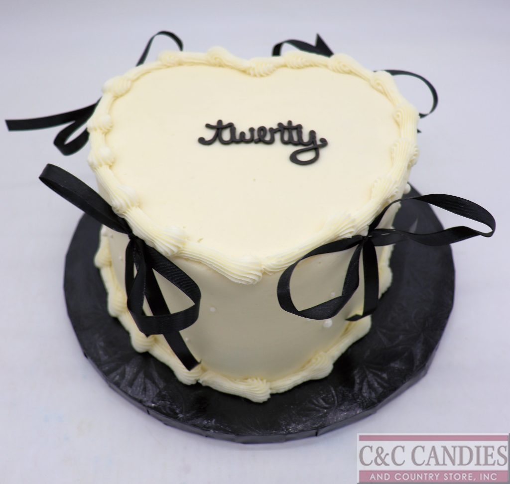 Twentieth & Timeless Heart Cake