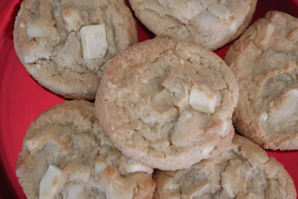 White Chocolate Macadamia Cookies