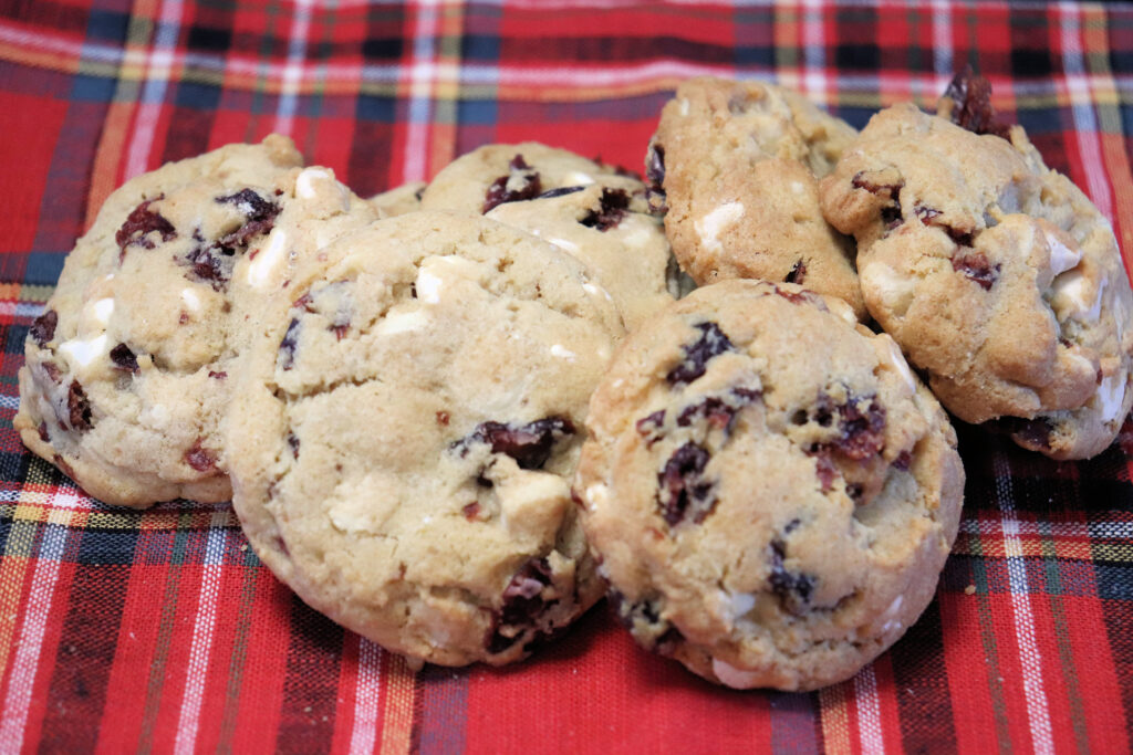 White Chocolate Cranberry Cookies