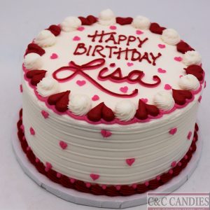 Sweetheart Wishes - Round Cake