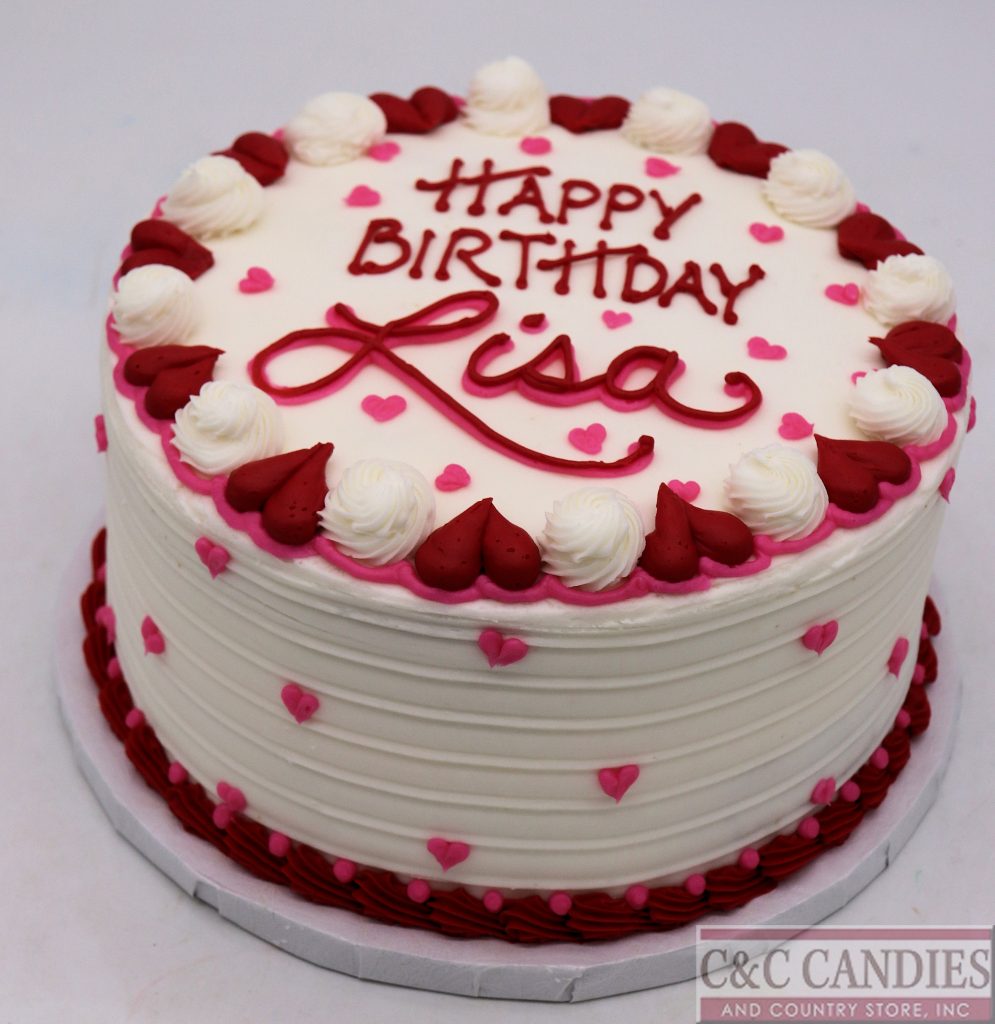Sweetheart Wishes - Round Cake