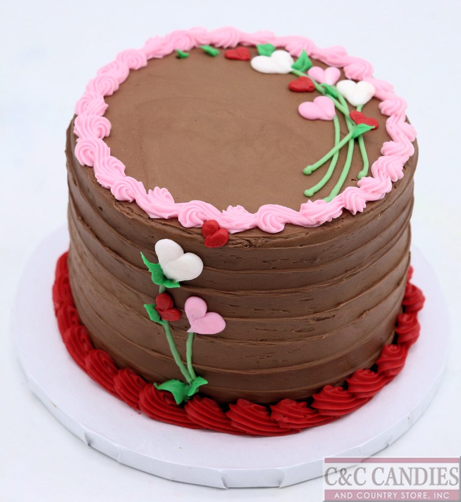 Blooming Hearts - Round Cake
