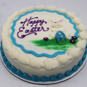 Spring Bunny Wishes - Round Cake