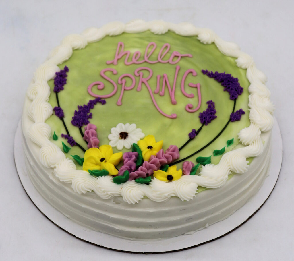 Hello Spring - Round Cake