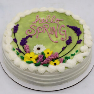 Hello Spring - Round Cake