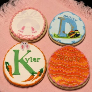 Personalized Easter Cookie