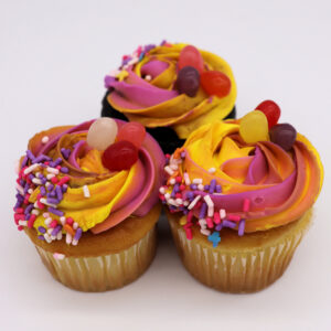 Jellybean Garden Cupcakes