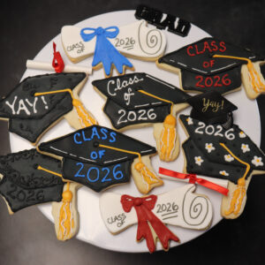 Graduation Royal Iced Cookies