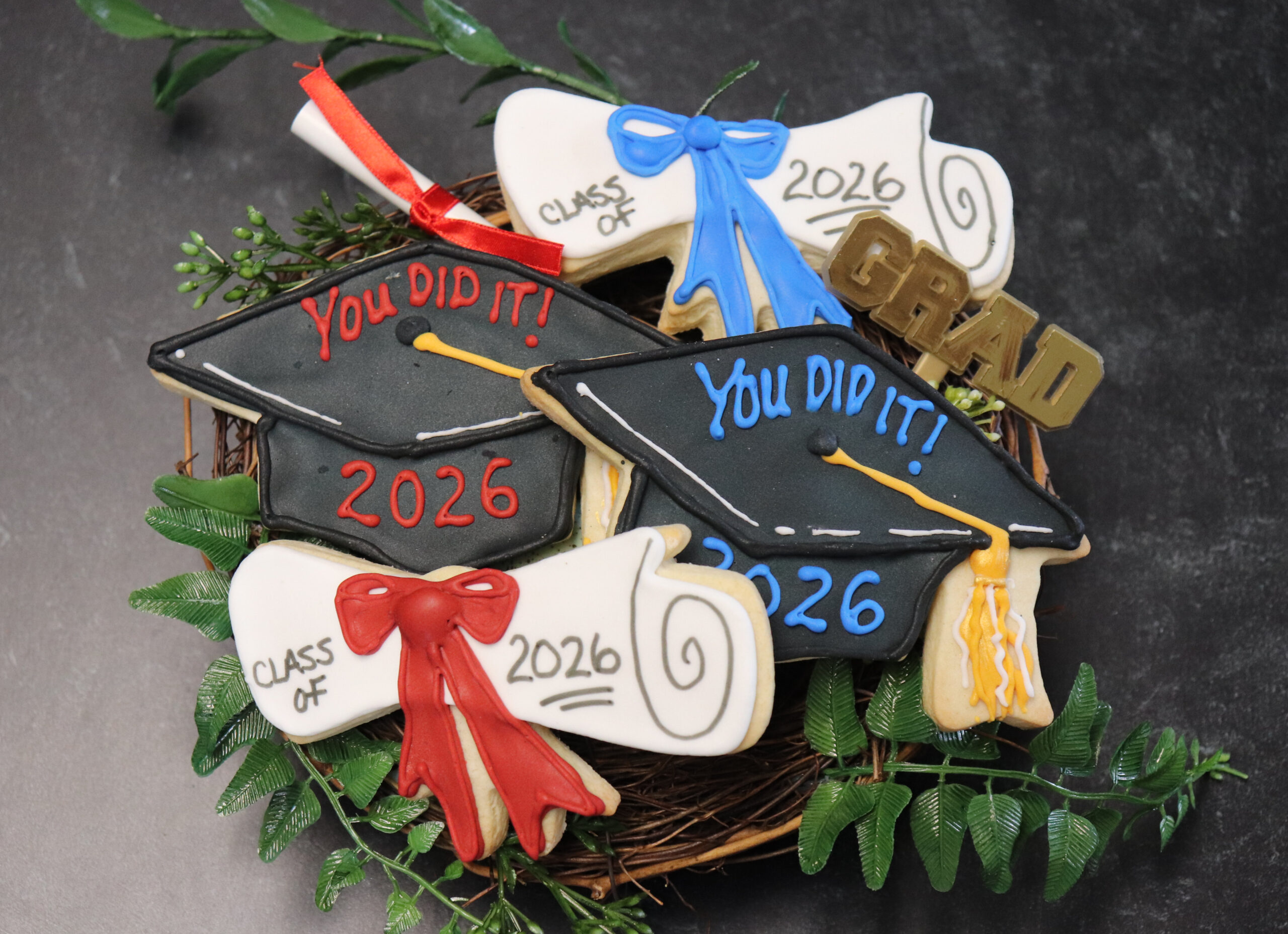 Graduation Royal Iced Cookies - Image 4