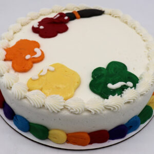 Painter's Palette Round Cake