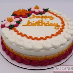 Posy Party Round Cake