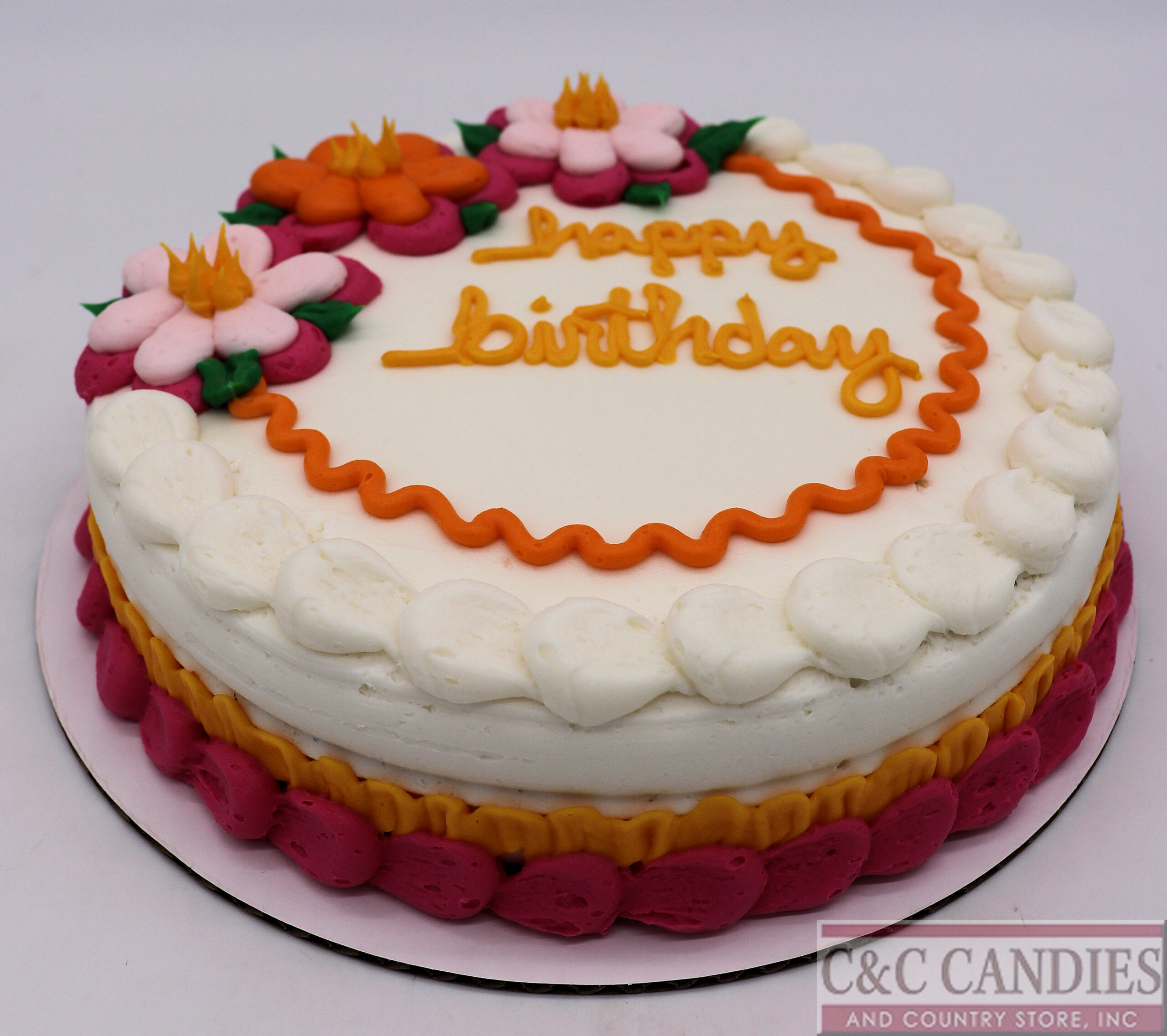 Posy Party Round Cake