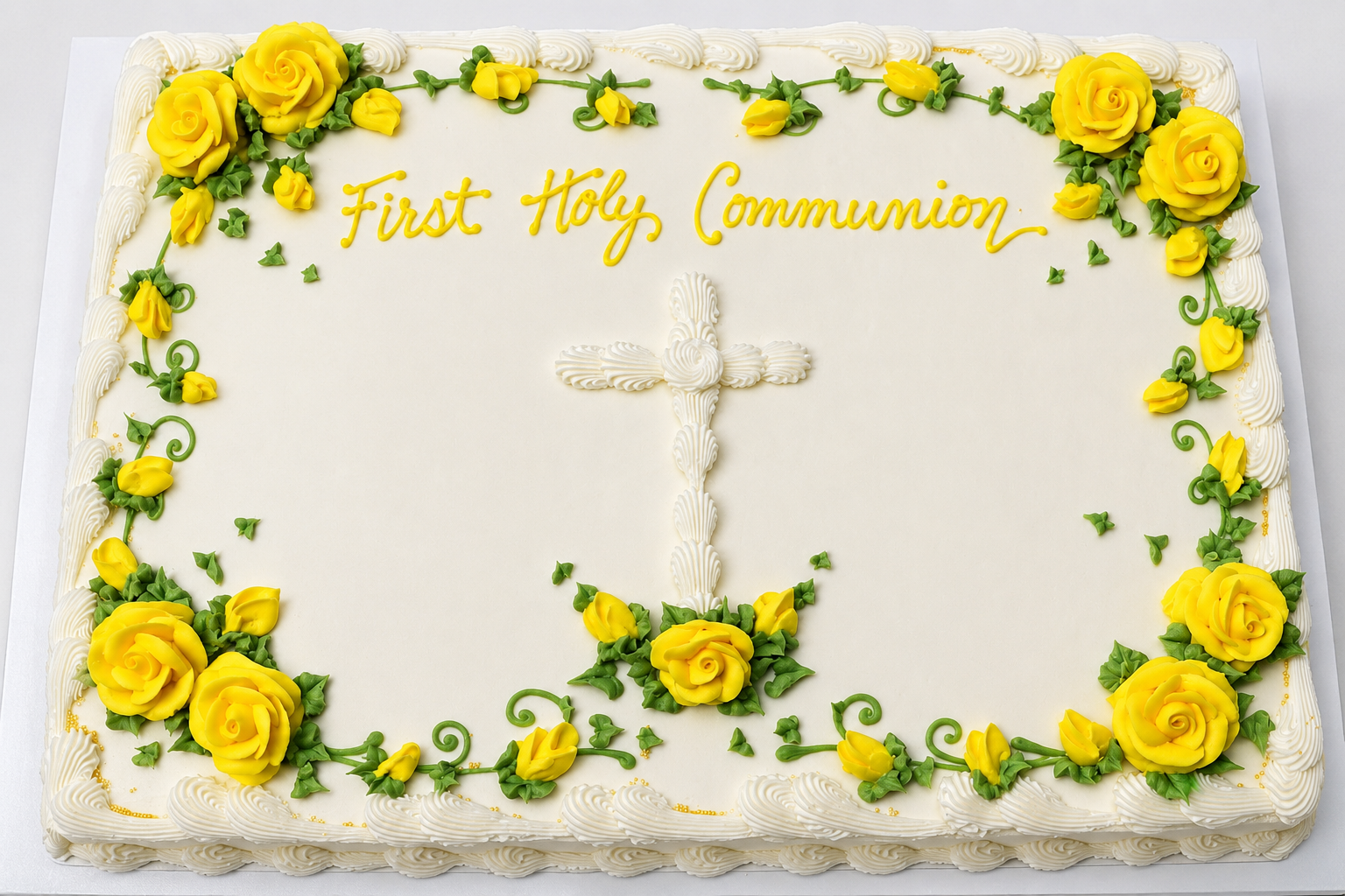 Blooming Faith Sheet Cake