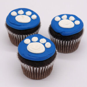 Paw Print Cupcakes