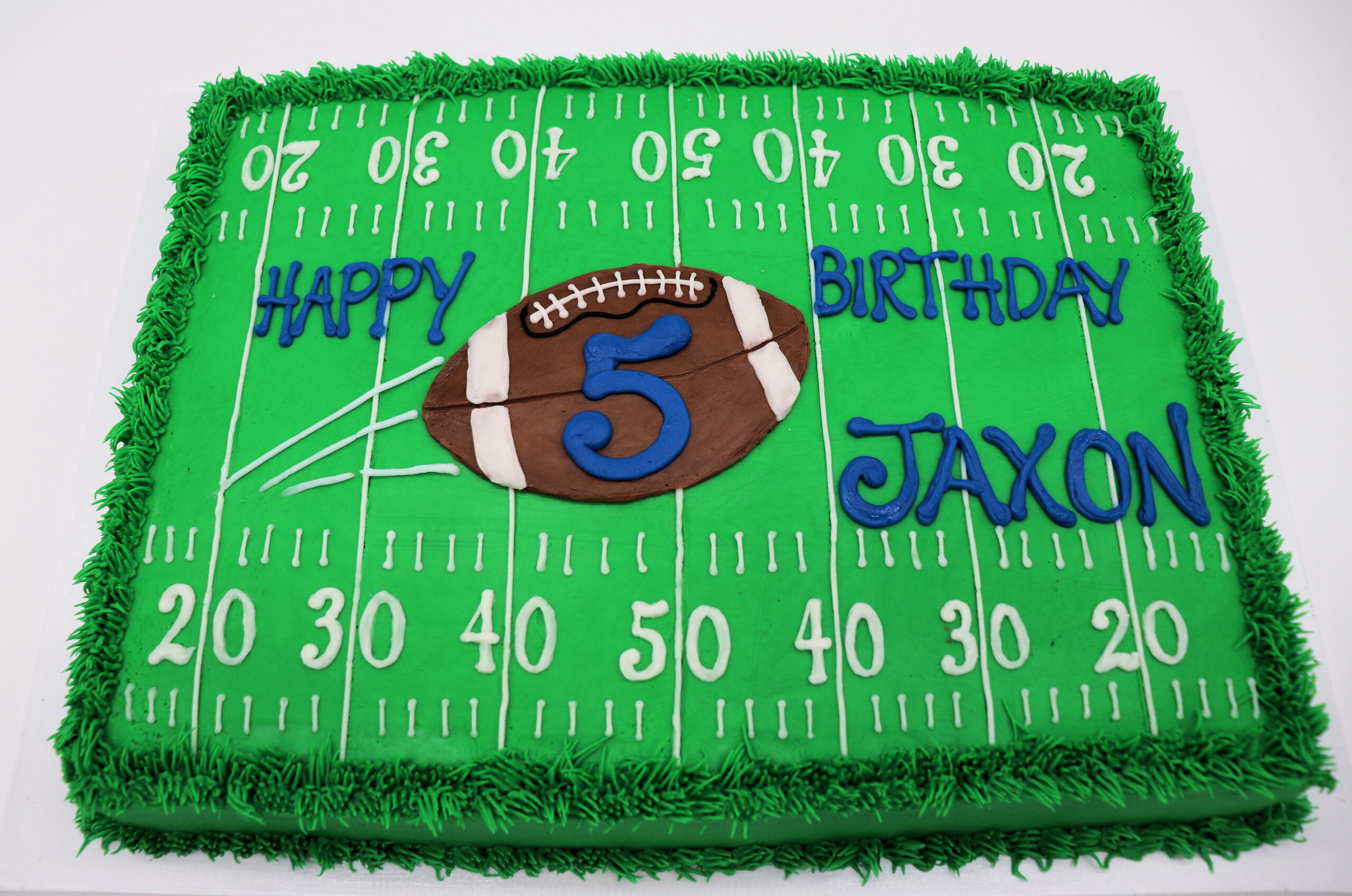 Game Day Kickoff Sheet Cake